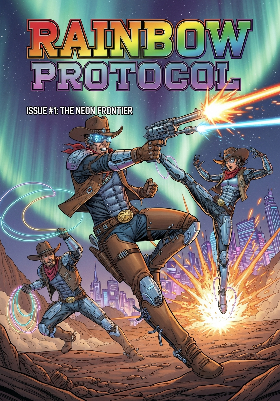 Guardian Posse Comic - Rainbow Posse Rising